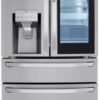 23 cu. ft. Smart wi fi Enabled InstaView™ Door in Door® Counter Depth Refrigerator