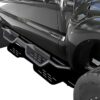 APS Black 6 Inches Tubular Drop Down Style Nerf Bars Running Boards