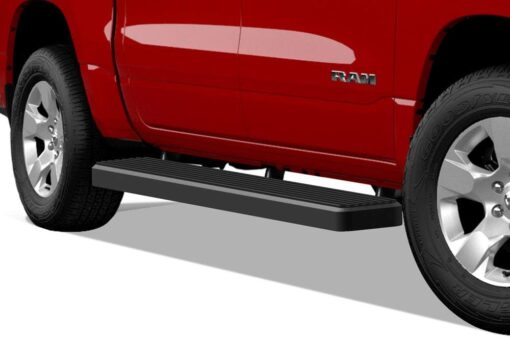 APS Running Boards 6 inches Matte Black Compatible