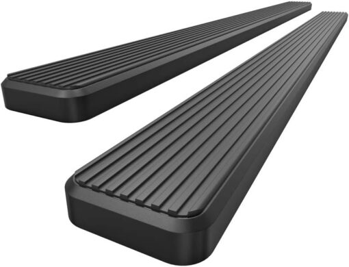 APS Running Boards 6in Black Compatible