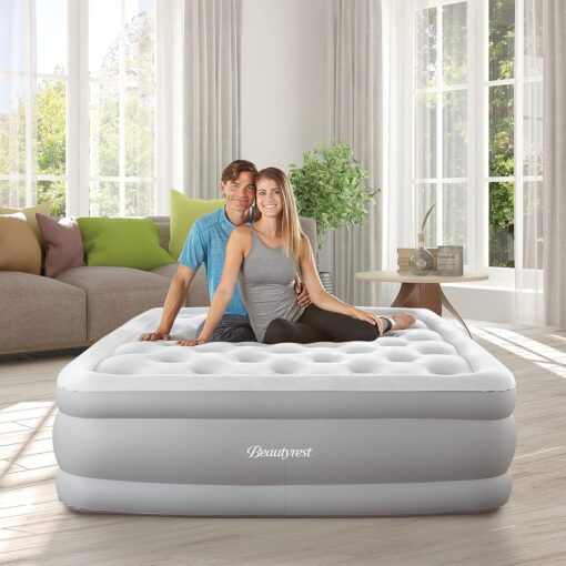 Beautyrest Skyrise Raised Air Bed with Edge Support