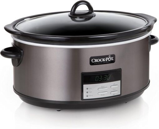Crock Pot Large 8 Quart Programmable Slow Cooker