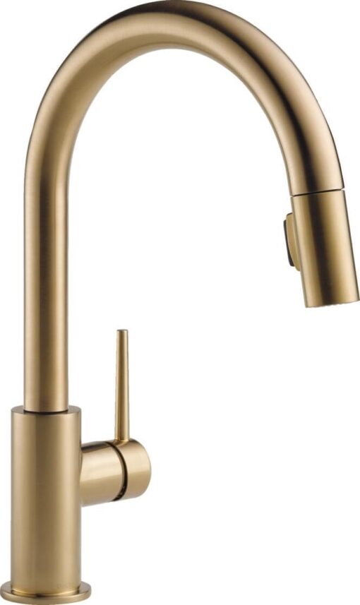 Delta Faucet Trinsic Gold Kitchen Faucet