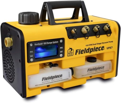 Fieldpiece VPX7 – Dual Stage 10 CFM Vacuum Pump