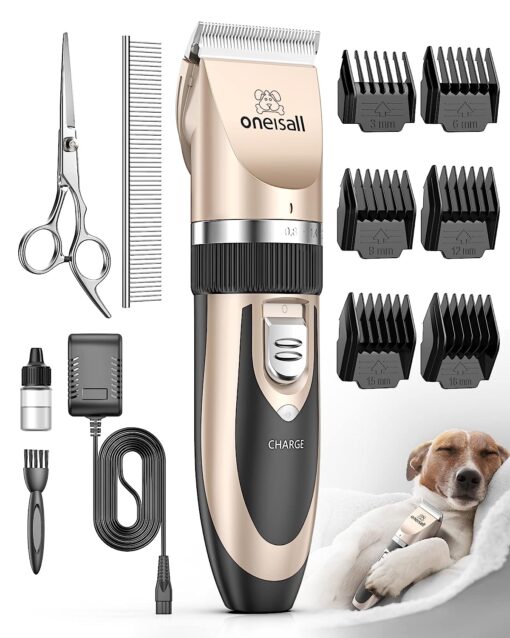 Oneisall Dog Rechargeable Cordless Clippers 1