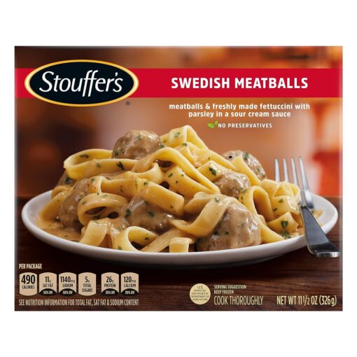 Stouffers Swedish Meatballs Frozen Meal