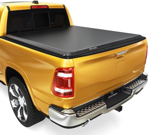 YITAMOTOR Soft Roll up Truck Bed Tonneau Cover
