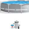 Intex Prism Frame Above Ground Swimming Pool Set