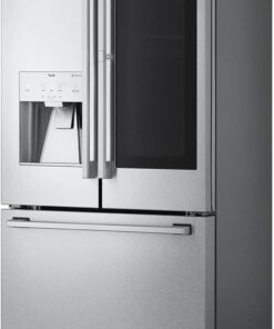 Lg Studio 24 Cu Ft Stainless French Door Instaview Door In Door Refrigerator