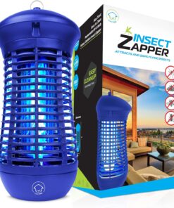 Livin Well Blue Bug Zapper Indoor Outdoor