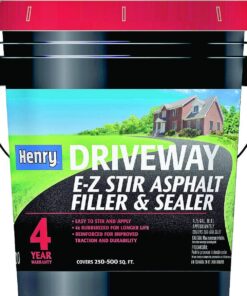 Rubber E Z Stir Driveway Asphalt Filler Sealer