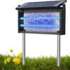 Solar Bug Zapper Outdoor Waterproof